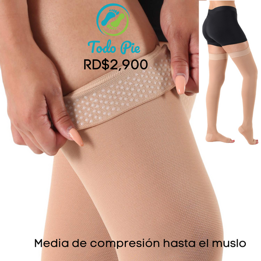 Media de compresión hasta el Muslo