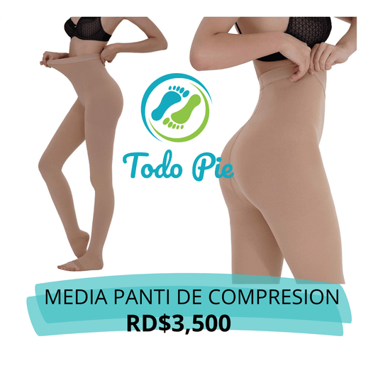 Media Panty de compresión (Color Piel) - TodoPie