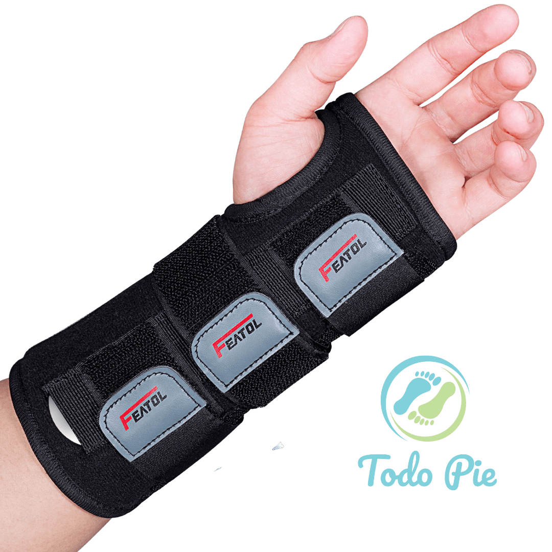 Muñequera ajustable con férulas. - TodoPie